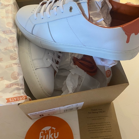 Leather white sneaker - Picture 5 of 7